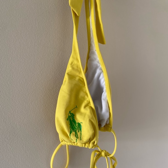 Ralph Lauren yellow bikini womens large - Picture 2 of 3